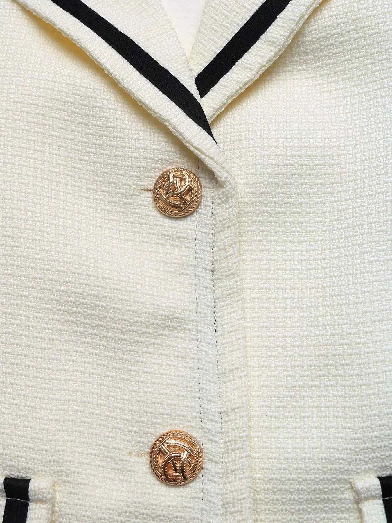 Contrast Trim Button-Up Blazer bf464286281a4b8095d48045a92baa3f-Max-Origin