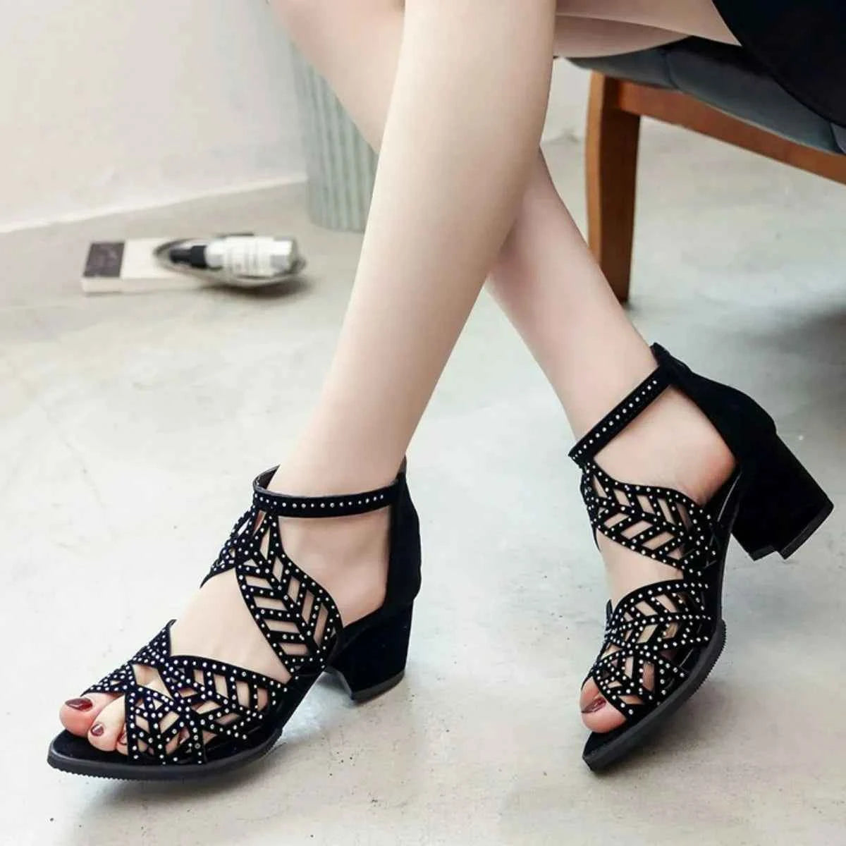 Open Toe Block Heels Sandals bf478c0b-5963-4c2e-a01c-29e7286873e1-Max-Origin