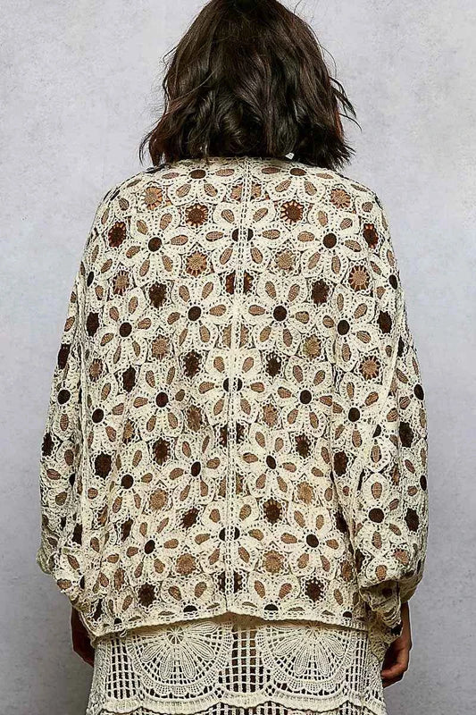 Open Front Floral Pattern Crochet Cardigan bf49cc0b-4660-41f8-9d9b-29a3fe5003ff-Max-Origin