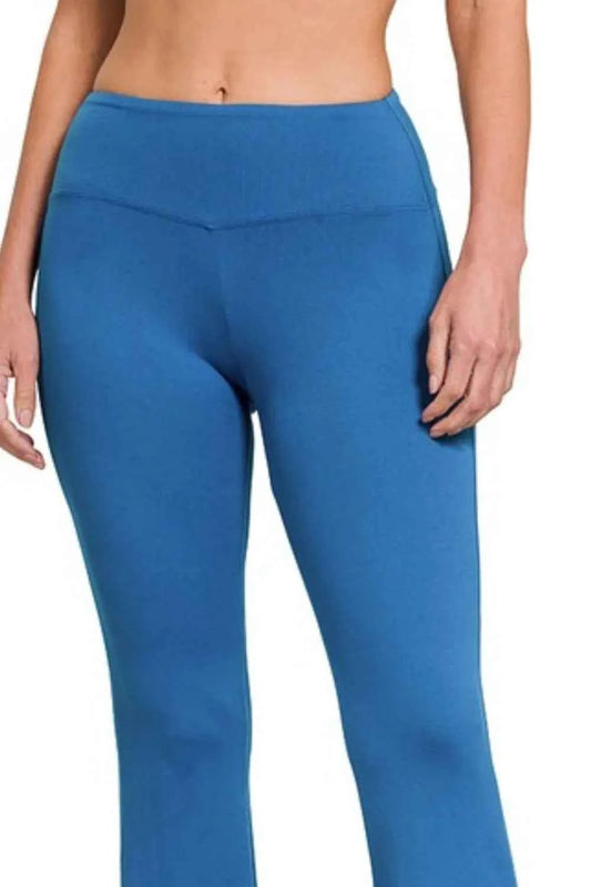 Buttery Soft Flare Leg High Waist Yoga Pants bf79df1d-1eb0-4d66-ab3a-7f769c72cbda-Max-Origin