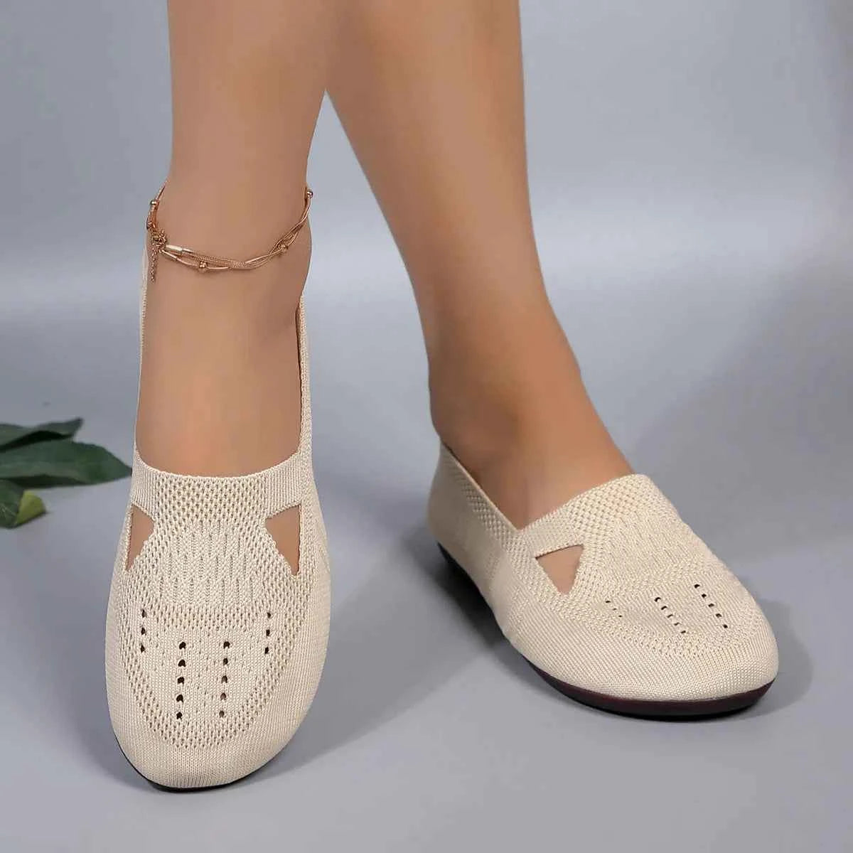 Cutout Mesh Slip Ons bf87a6d8e7a6488e8ca19162946ba0e5-Max-Origin