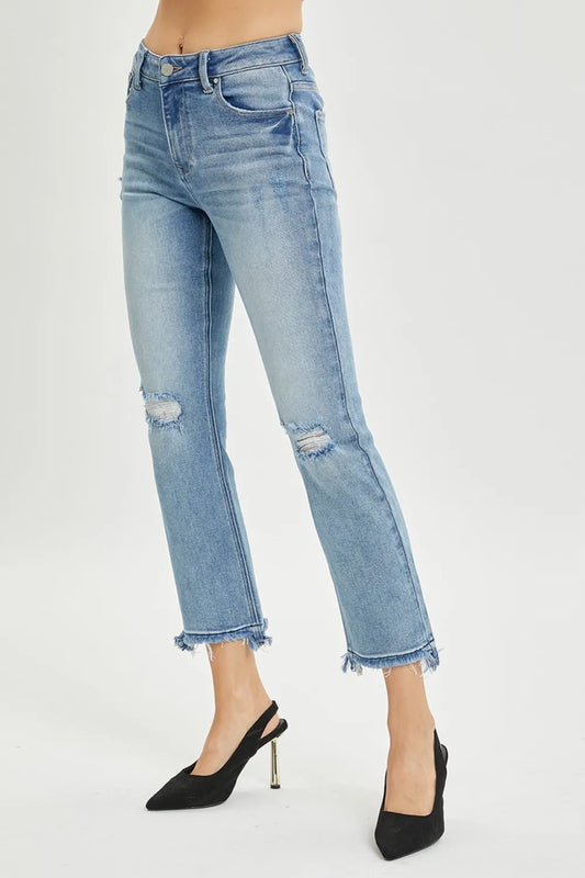 Full Size High Rise Distressed Cropped Straight Jeans bfa33577-1bd2-44ba-b73a-45142830dd5e-Max