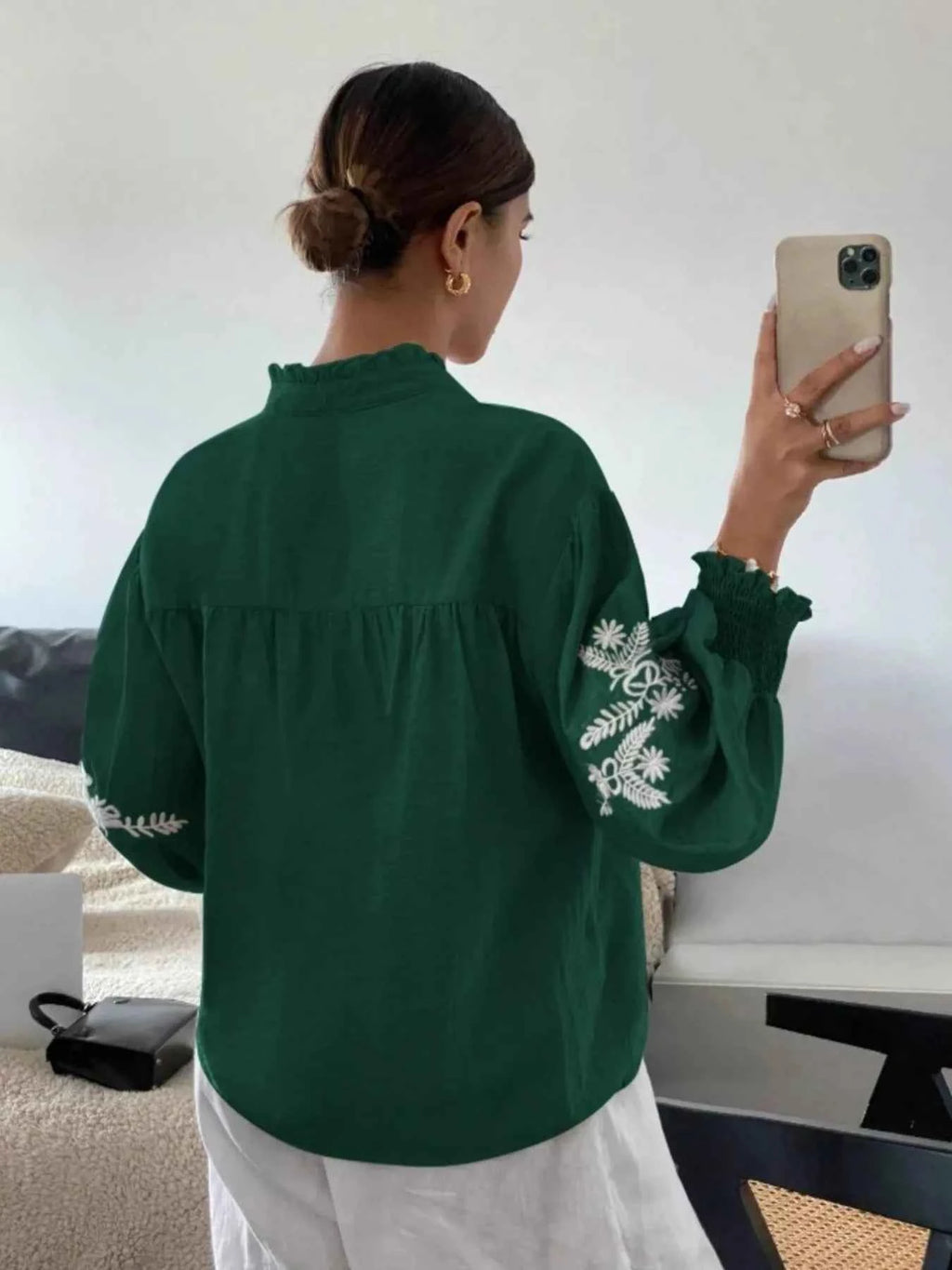 Embroidered Long Sleeve Blouse bfa68e8ca386450dac856d2f6fcb9cc3-Max-Origin