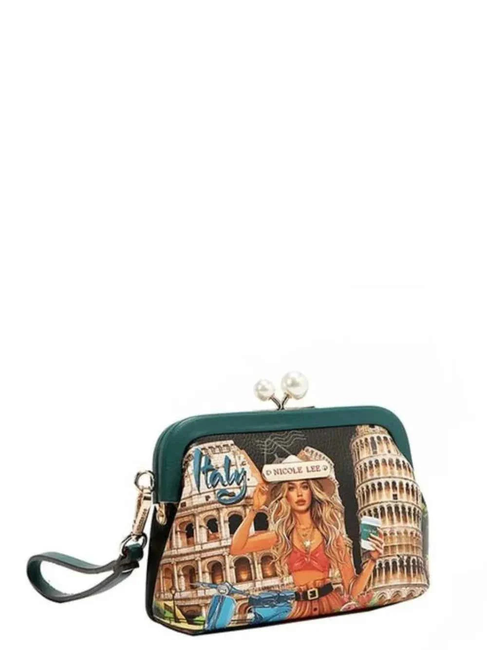 Nicole Lee USA Chelsea Pearl Kiss-Lock Coin Purse bfc30a0b-fffc-4fa9-8fe0-4942a85c5e1b-Max