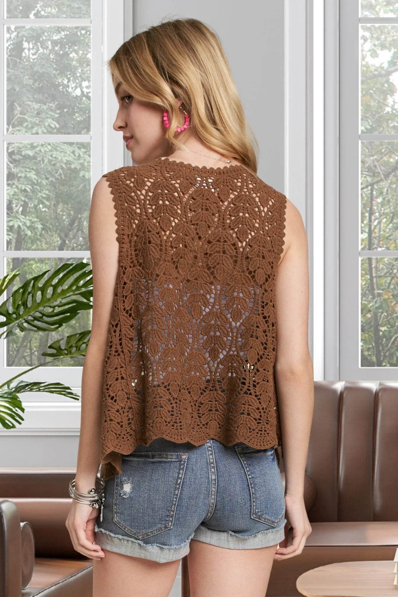 ADORA Crochet Vest With Scallop Hem bff7ca07d7ac4e4f8e46b110ca278d51-Max-Origin