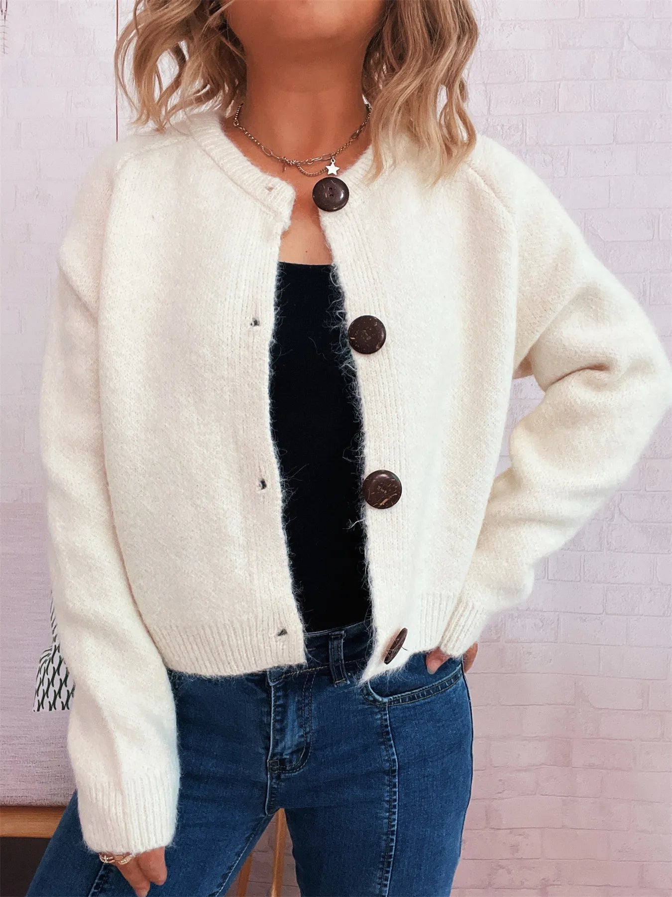 Button-Up Raglan Sleeve Cardigan c0048702252a4154a8d618ad1a140e51-Max-Origin