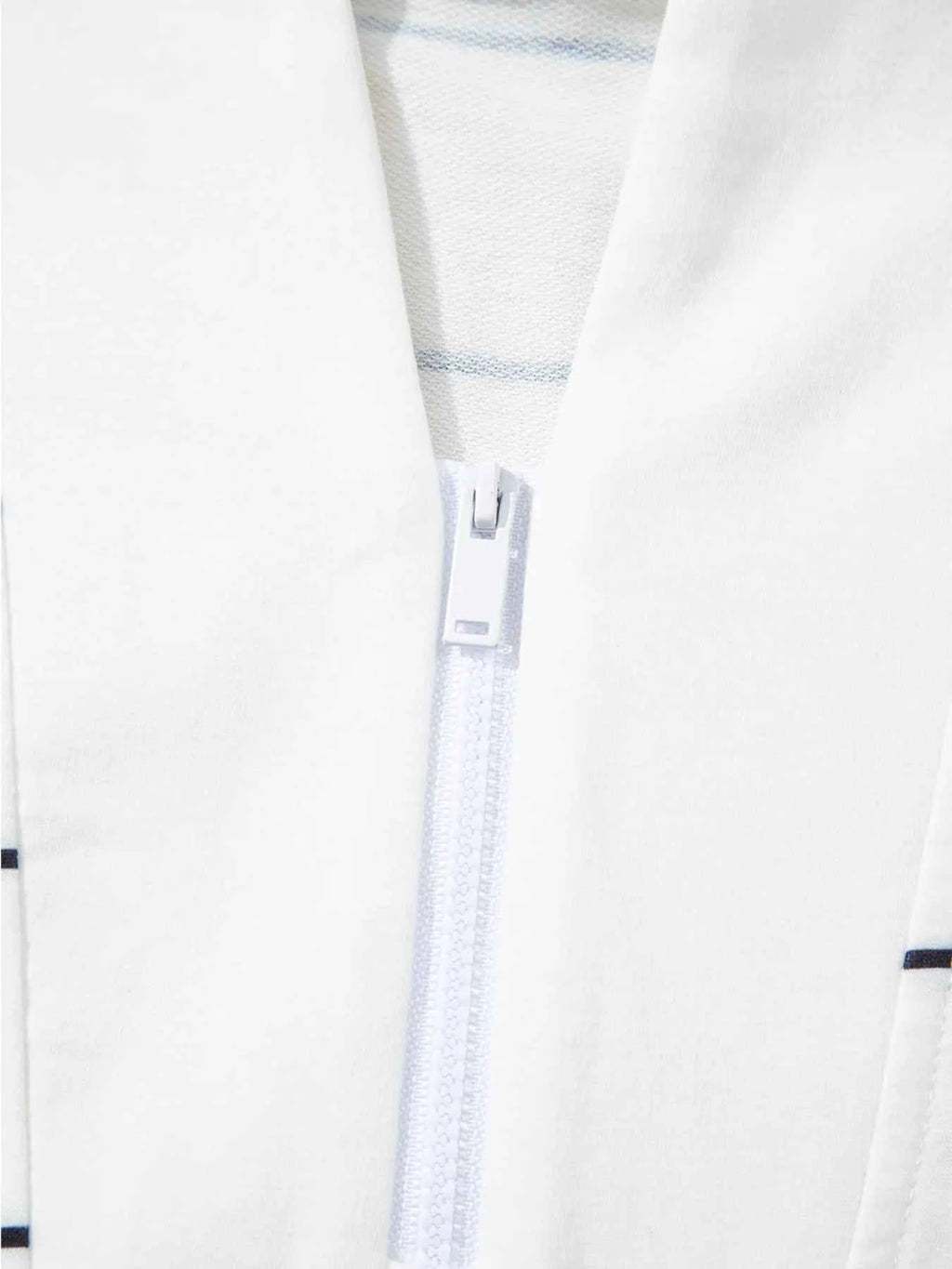 Striped Quarter Zip Sweatshirt with Relaxed Fit c00c6cfb09db409cb24b6d76bffe02f5-Max-Origin