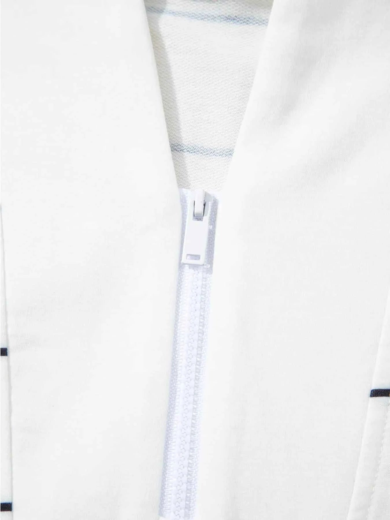 Striped Quarter Zip Sweatshirt with Relaxed Fit c00c6cfb09db409cb24b6d76bffe02f5-Max-Origin