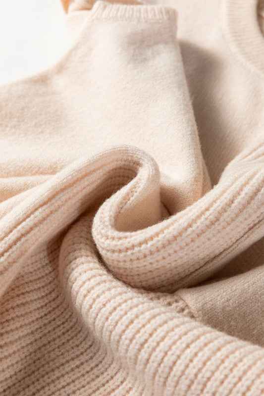 Solid Knit Patch Pocket Crewneck Sweater c03ef16e-59d6-423b-a581-b00934772670