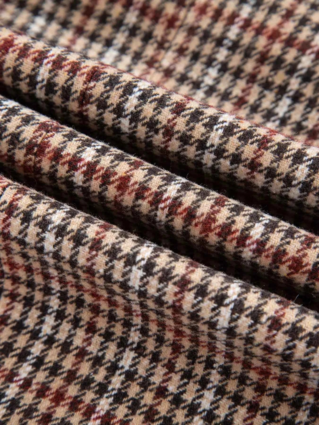 Houndstooth Lapel Collar Blazer c04581278571429b9ea9231c80d3a55c-Max-Origin