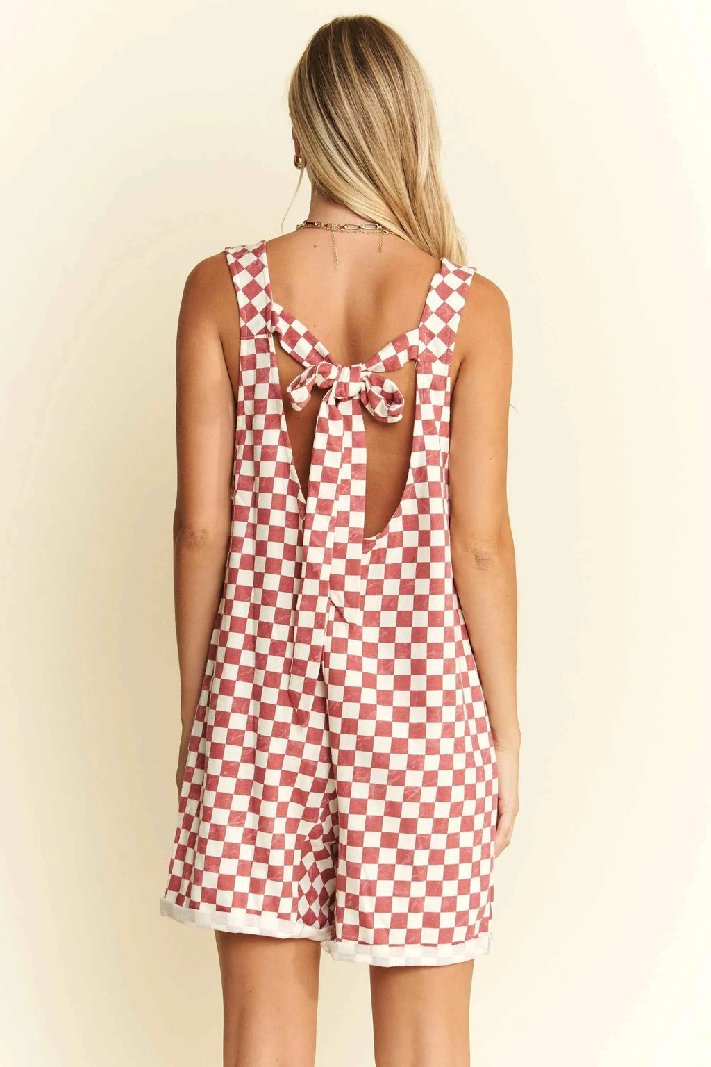 Jade By Jane Plus Size Back Tie Sleeveless Plaid Romper with Pockets c054ad6aeb3944cdb575b418d7eb169f-Max-Origin