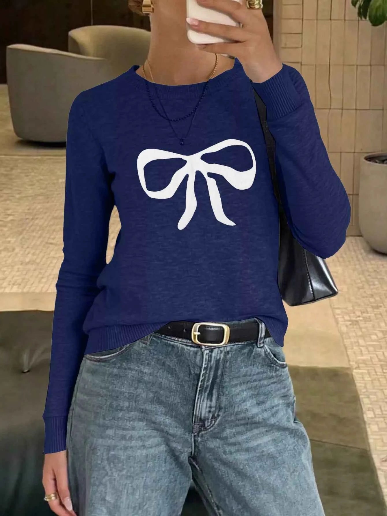 Bow Round Neck Knit Top c06b3e97-e133-4311-9be8-e000e9d06fbe-Max-Origin