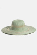 Fame Metallic Accent Trim Floppy Sun Hat Sage One Size c07b5dc4-aed6-4473-b0d6-c6e6fb6f7d64-Max-Origin