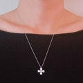 Radiant Sparkle Mini Cross Pendant Necklace As Shown One Size c07d97b8-59b7-424e-b32a-2dcb787b3dee