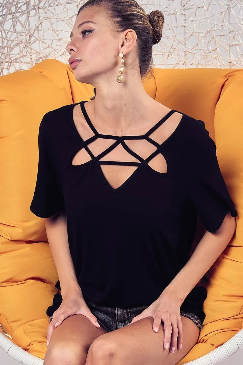 BiBi Silky Knit Top with Front Details c0928f9a437f4ffdad314bfe834eb3aa-Max-Origin