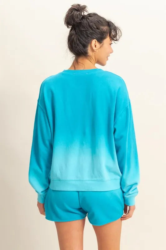 Dip Dye Long Sleeve Sweatshirt c0b8c410a9c44edebeae98e5aceb18eb-Max-Origin
