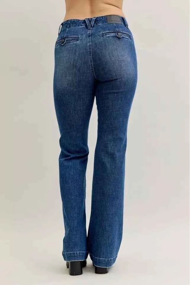 Judy Blue Full Size Mid Rise Bootcut Jeans with Welt Pockets Plus Size c0c4c5fb66874e19855a9b400d718154-Max-Origin