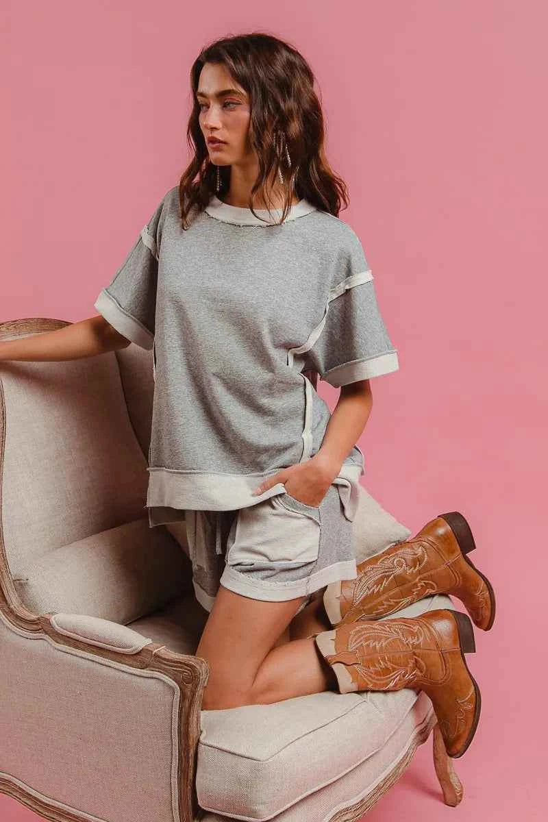 BiBi French Terry Knit Shorts with Side Pocket c0cca777b0c640a3b52e6a74ba51391e-Max-Origin