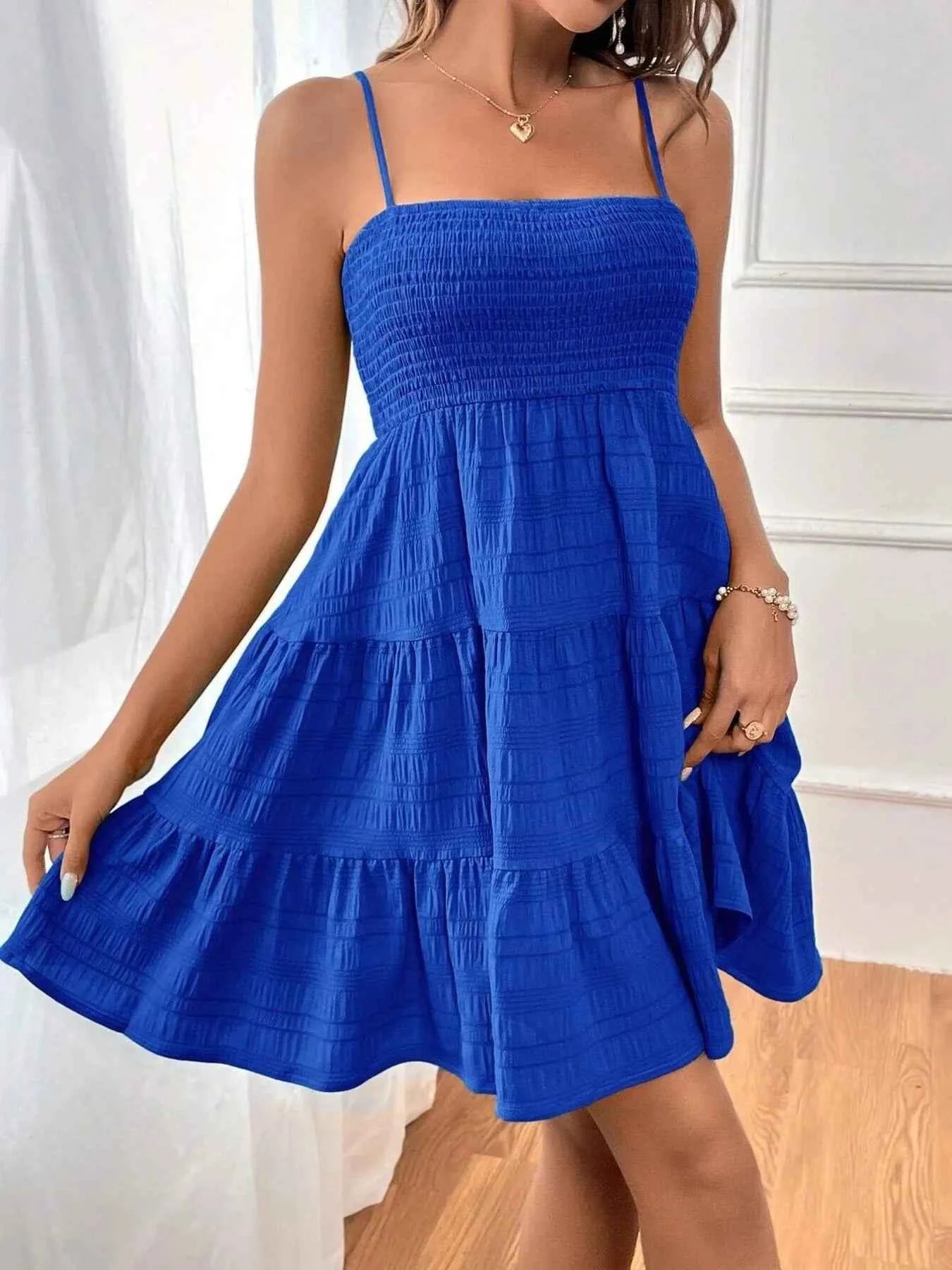 Smocked Tiered Cami Dress c0d54ccff52a479c9c9420a53ccb9ecc-Max-Origin