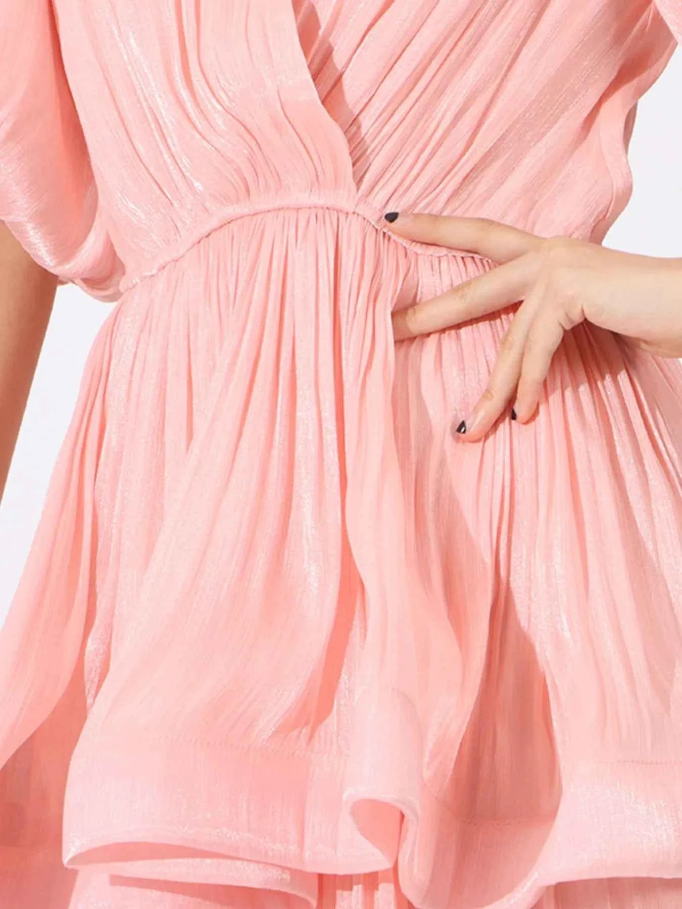 Layered Surplice Puff Sleeve Maxi Dress c0e3c832-de14-49d2-b9dd-d64bf2e5f44e-Max-Origin
