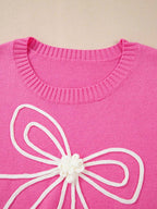 Ribbed Hem Long Sleeve Sweater c124b2238a3c4dc4bc7978760cfab757-Max-Origin