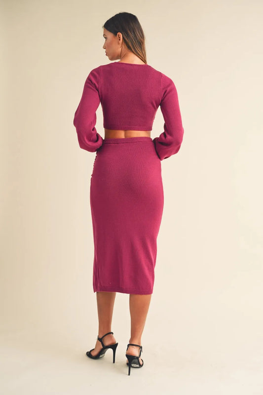 Front Twisted Knit Top and Midi Skirt Set c13f73a1-29c2-42f4-8a7c-8e2134cb5a77-Max