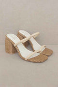 D-MARGARET-RAFFIA, HIGH HEEL, MULES BUTTER c1480523-f424-4585-9480-4895b75aef57