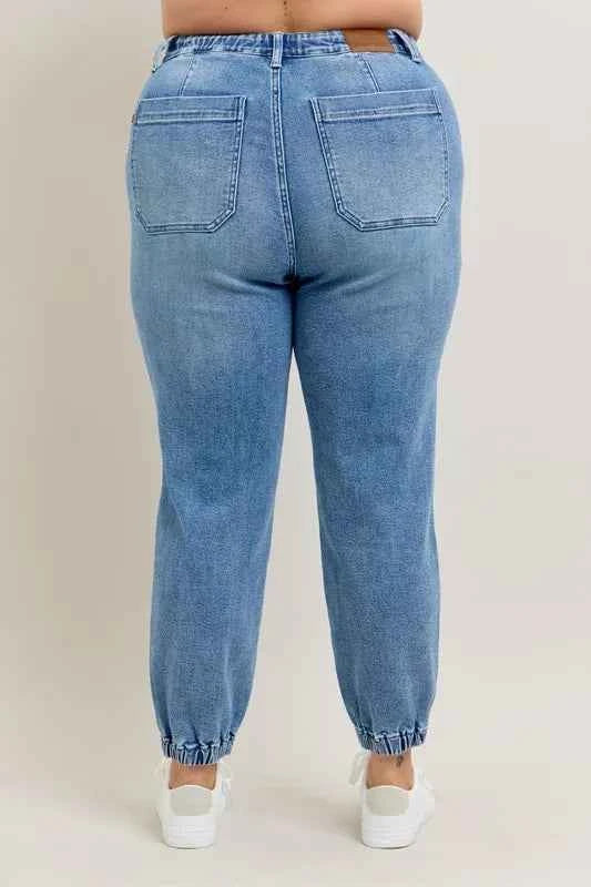 Full Size High Waist Denim Jogger Plus Size c14822b9-d335-4b8e-b347-1a3009b2305f-Max-Origin
