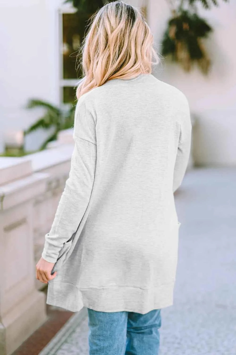 Pocketed Open Front Long Sleeve Cardigan c1625738-c261-4f34-8335-ebdf71923d4a-Max