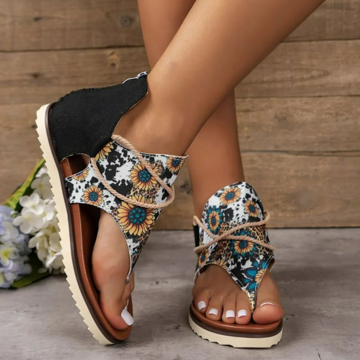 Toe Post Platform Sandals Floral c1703125-0ddf-4ccc-a4be-168b178bd093-Max-Origin