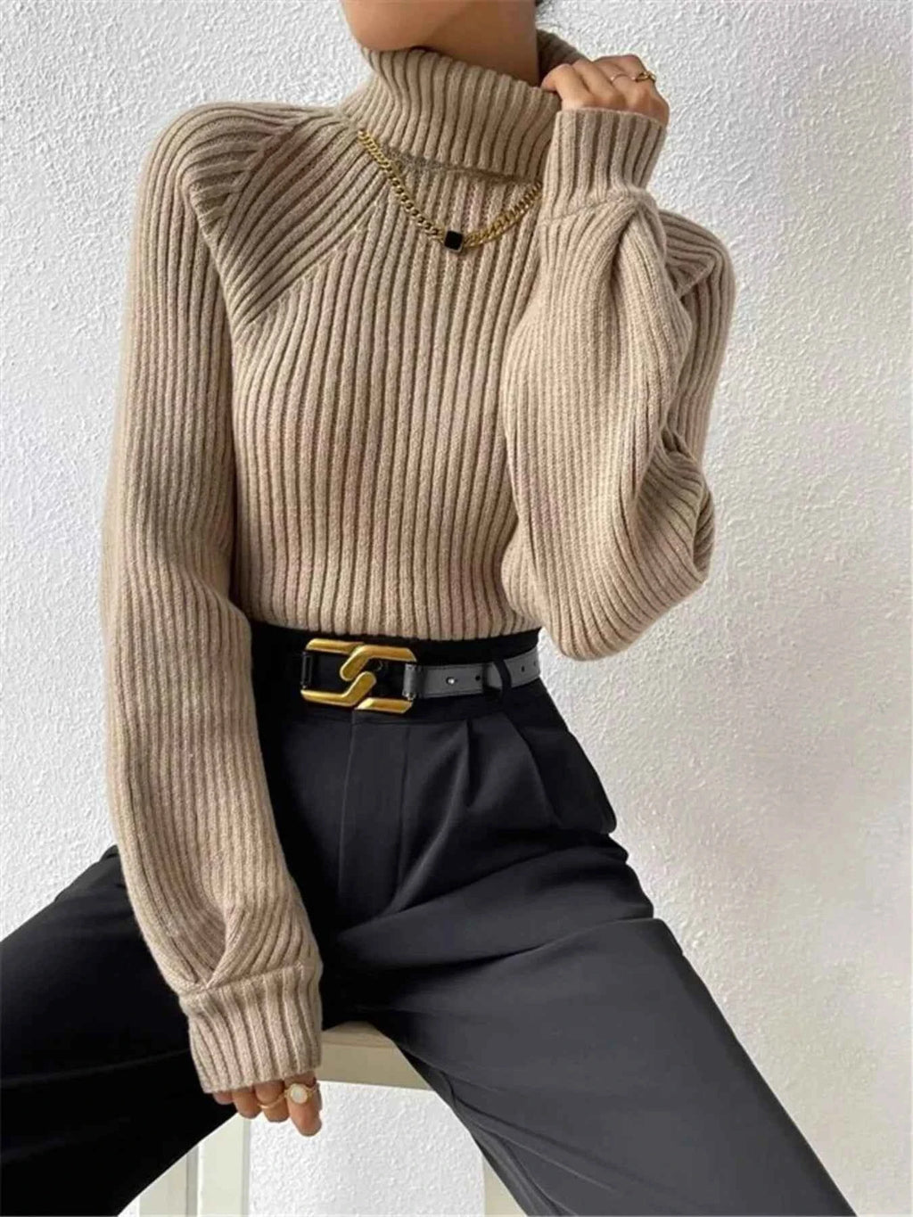 Ribbed Knit Turtleneck Sweater c17115a936d54d1d86debd234e1ed725-Max-Origin