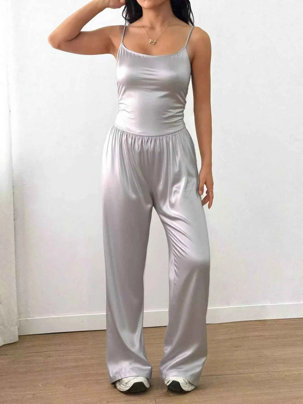 Wide Leg Cami Jumpsuit Grey c18c9a7cdcc64e4fb523fbf5d665bb8c-Max-Origin