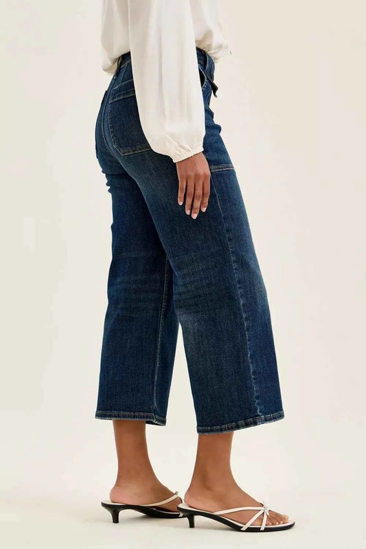 Judy Blue High Waist Wide Crop Utility Jeans with Patch Pocket c19767ae36ea407eb7775ed890fde349-Max-Origin