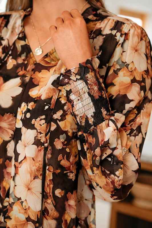 Cali Puff Sleeve Breezy Blouse c1dc171d-de30-48a2-b9be-99a3171f69e9