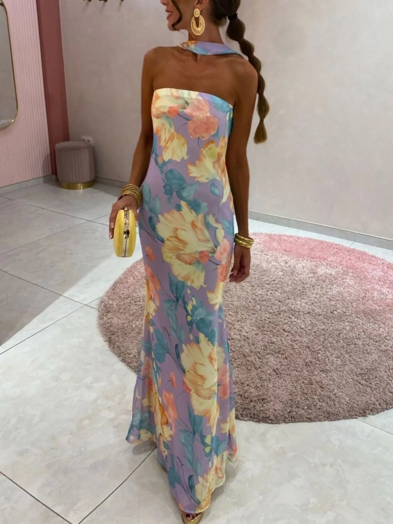 Printed Tube Maxi Dress Multicolor c1f3c385-23db-419f-a49a-ba373d4c2cf9-Max-Origin