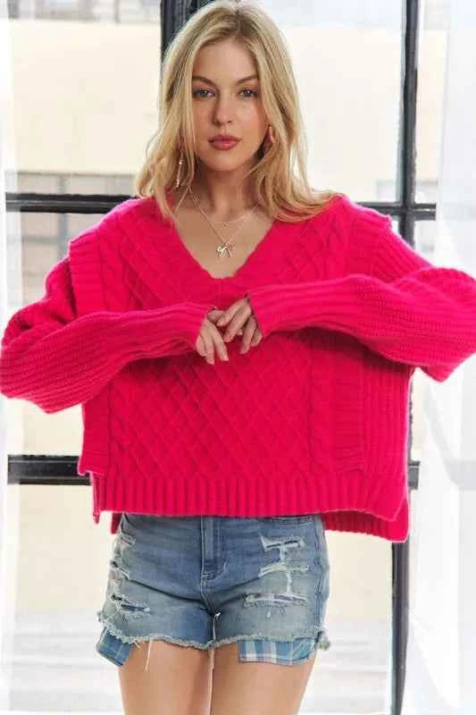 ADORA Ruffle Detail Adorable Sweater c2743c91d45449f5b8fd3919bf0ba409-Max-Origin