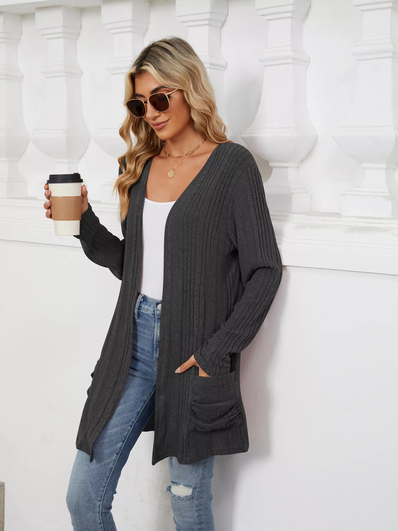 Open Front Long Cardigan c2898f9a8c284dc8a1929ae58a028cf9-Max-Origin