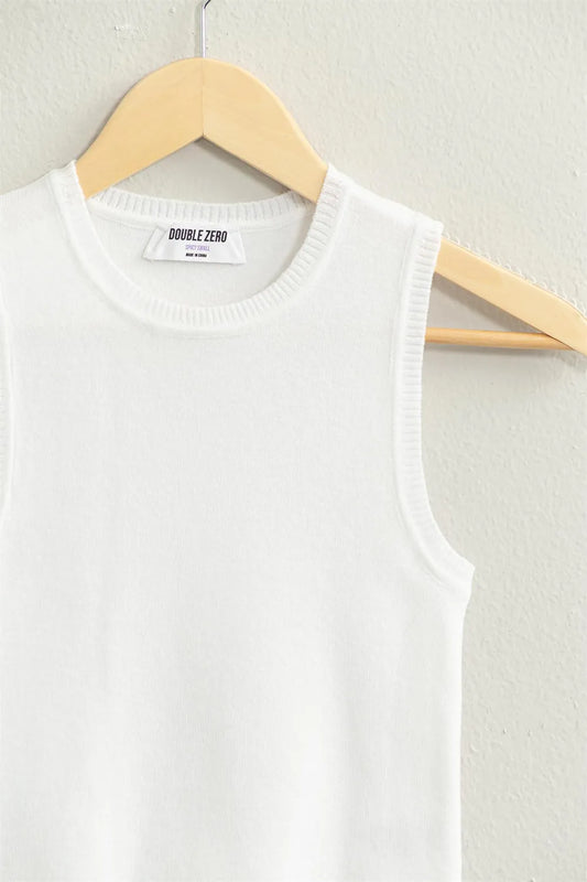 Ribbed Knit Cropped Tank c29ef6e7-f4b5-469b-939b-4c1b7bb8c952-Max