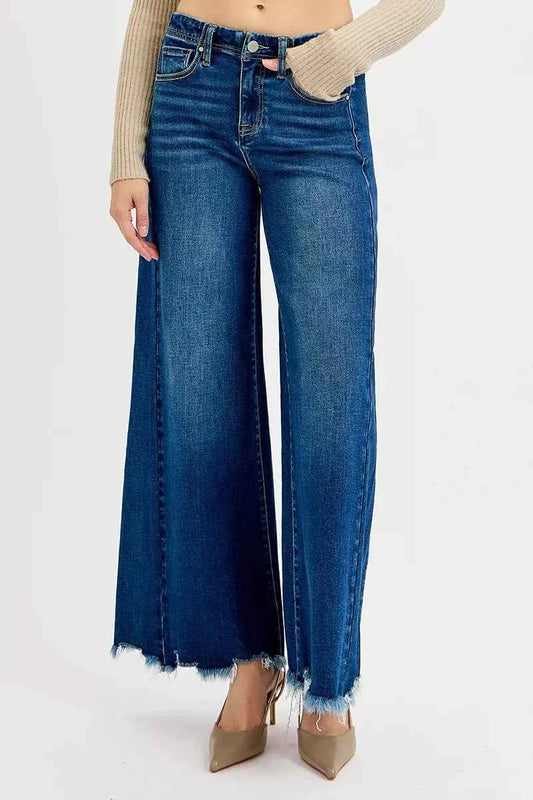 Full Size High Rise Ankle Wide Jeans Plus Size DARK c2adb983484546208e93abee20a621af-Max-Origin