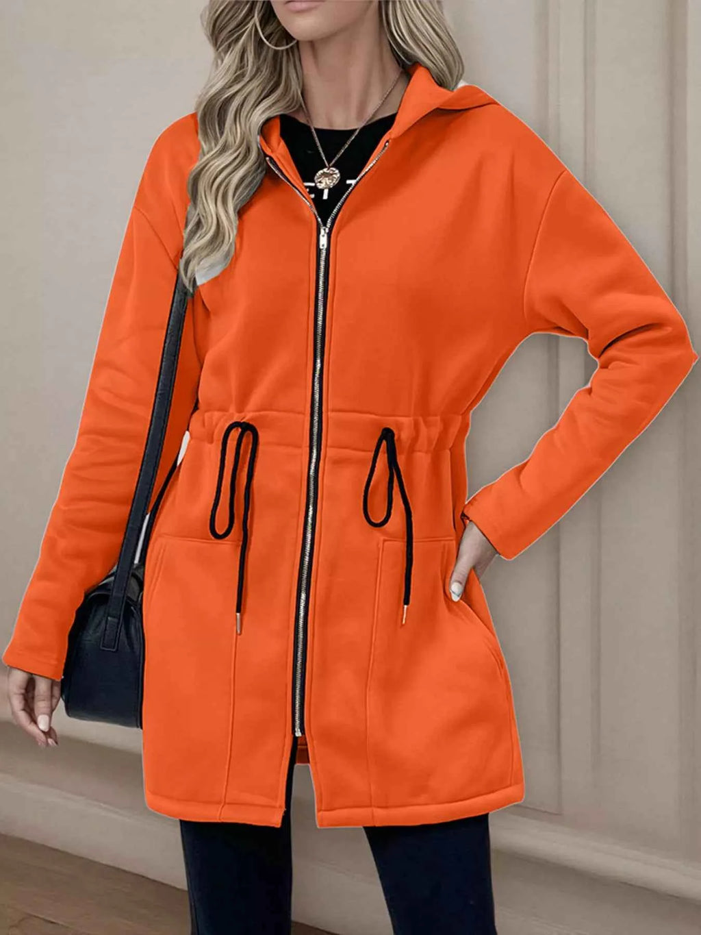 Drawstring Zip Up Hooded Outerwear c2bec68acef6479384451d92d29f97d1-Max-Origin