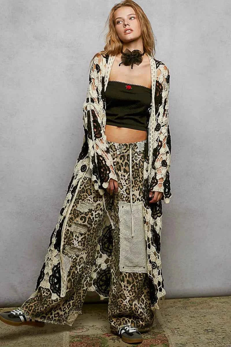 POL Open Front Crochet Longline Cardigan c2deae79-3f3f-47c1-9c8d-a3d91e1deda4-Max-Origin