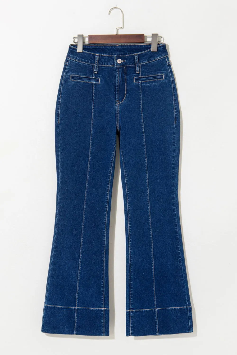 Center Seam Deep Wash Straight Jeans c2ef8856-b44a-444d-a95c-9ba0ea9a057d-Max-Origin