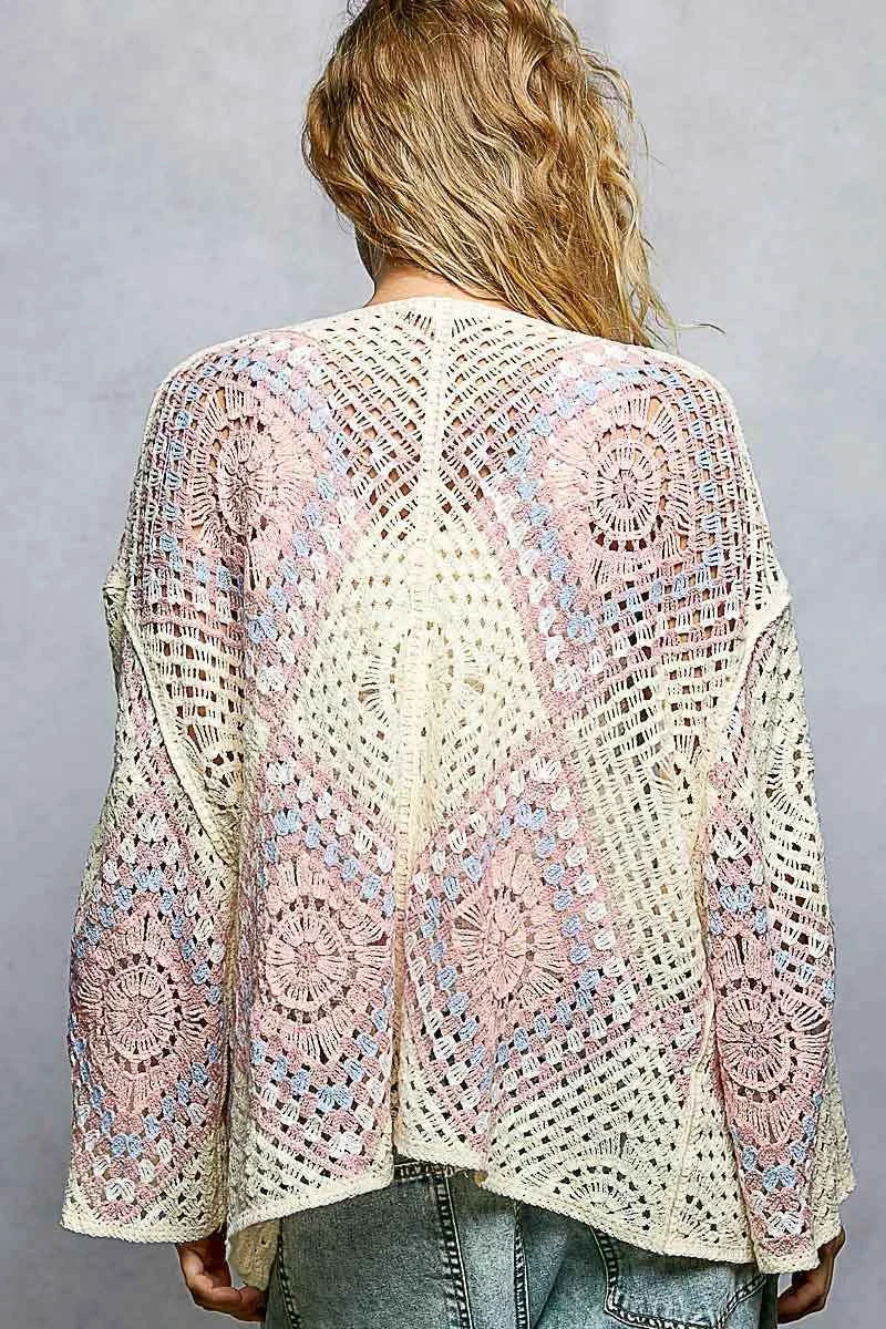 POL Open Front Crochet Cardigan with Granny Square Pattern c2fef46f-c0d1-4cc0-af2b-78a09b62436b-Max-Origin