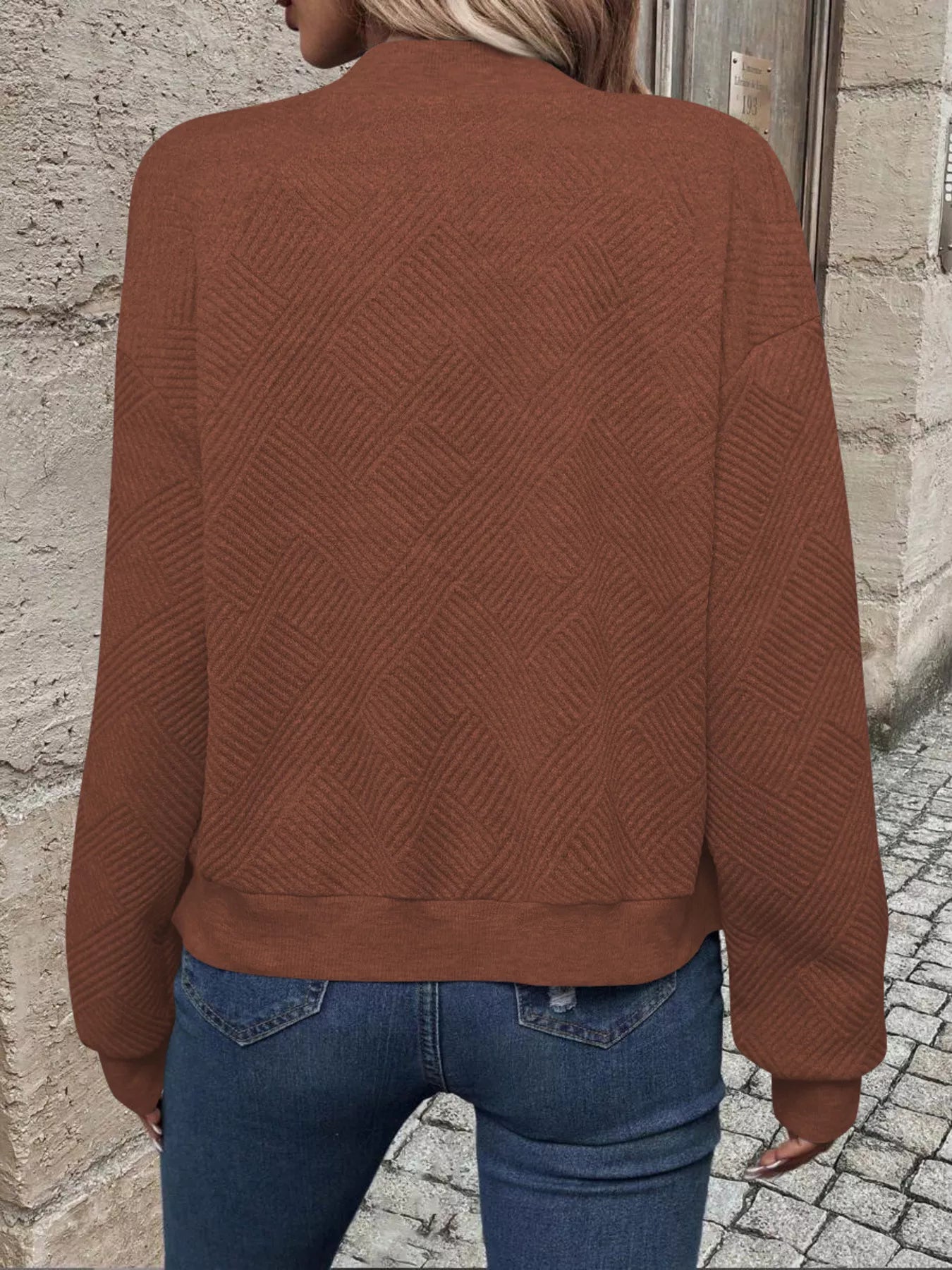 Texture Zip-Up Bomber Jacket c30983bb13cc42b38fbe3f62fc2c6da3-Max-Origin