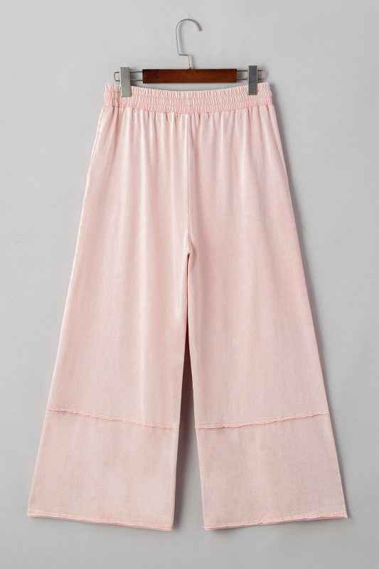 Floral Patch Mineral Wash Terry Knit Pants c322a959-7f9c-4c66-84b9-bd11ae467dc3