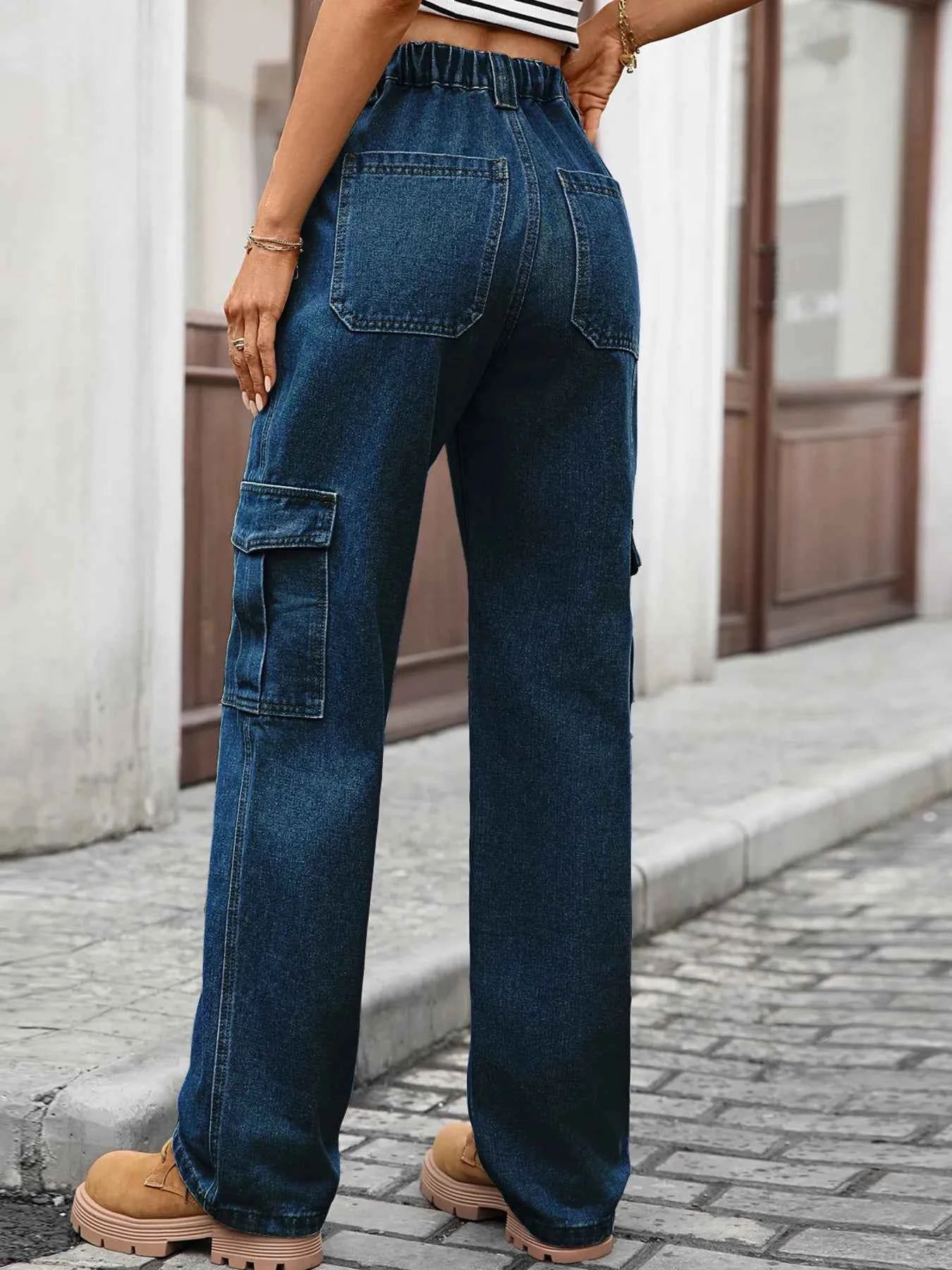 High-Waisted Cargo Jeans c338f5d42c5d4d48abe7cf635716f70c-Max-Origin