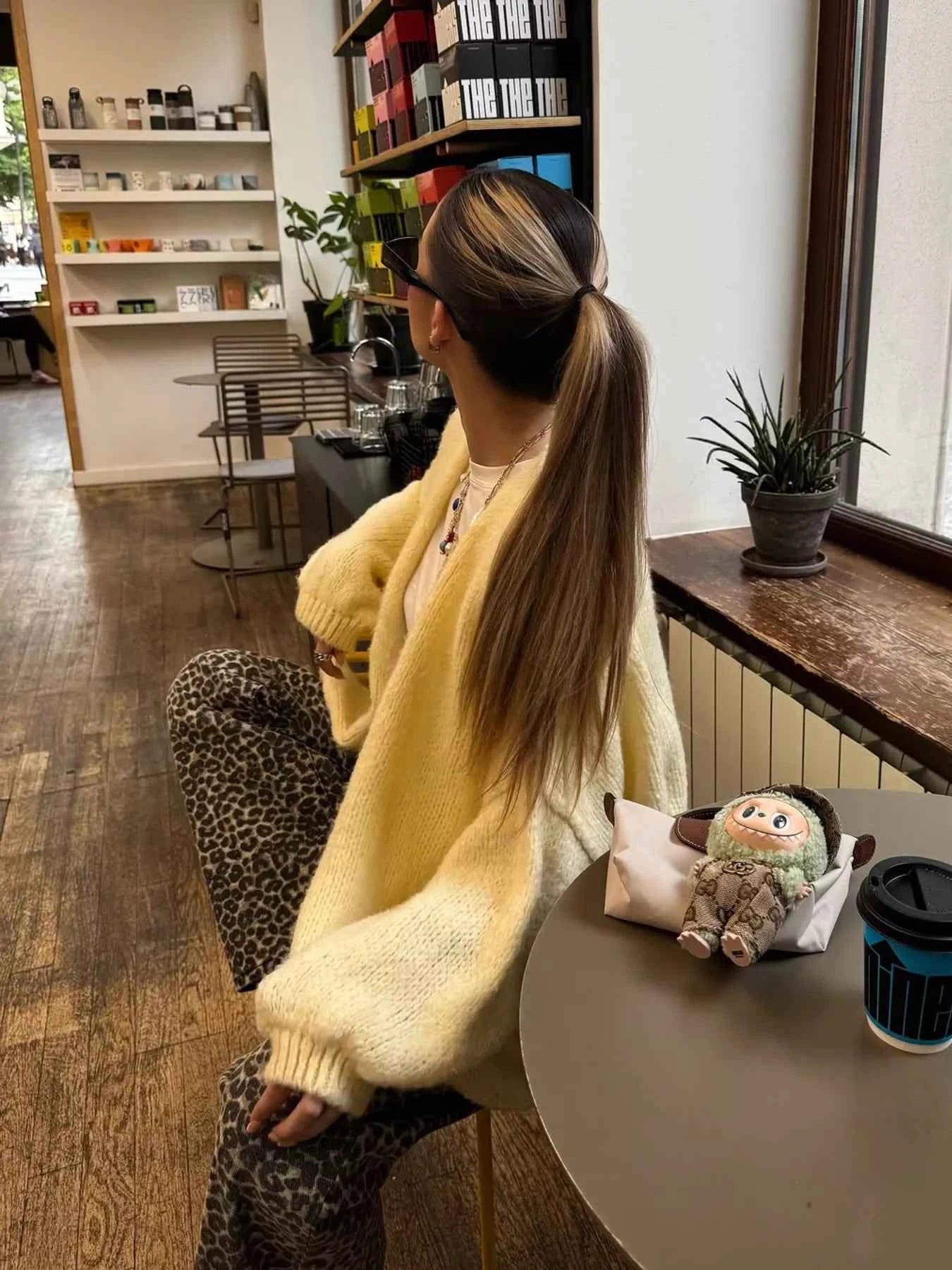 Open Front Dropped Shoulder Cardigan c354aaa0-117e-41dd-8292-090bed0f784c-Max-Origin