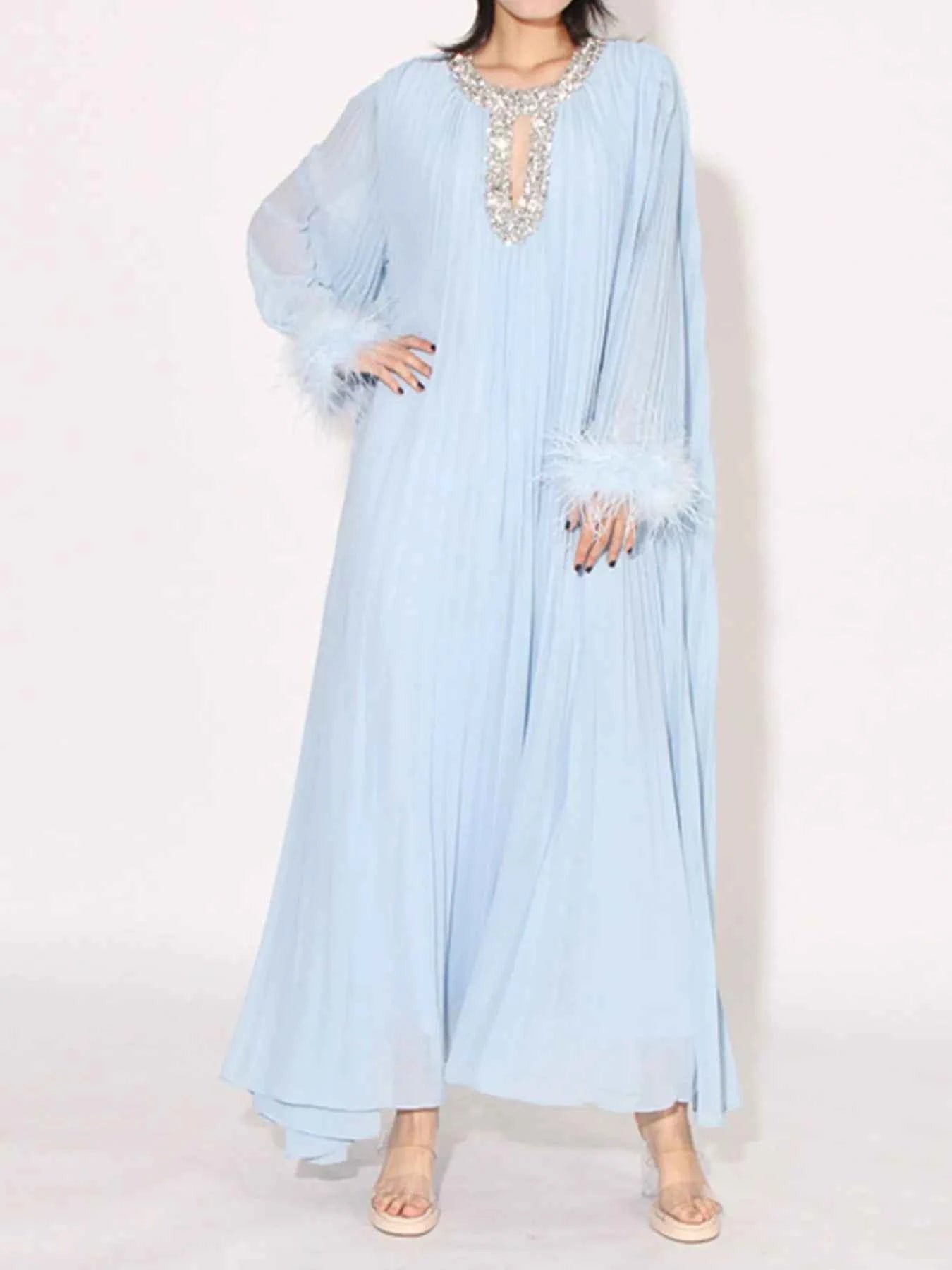Rhinestone Long Sleeve Maxi Dress c35d0431-b518-4fe2-a779-70f51655ff81-Max-Origin