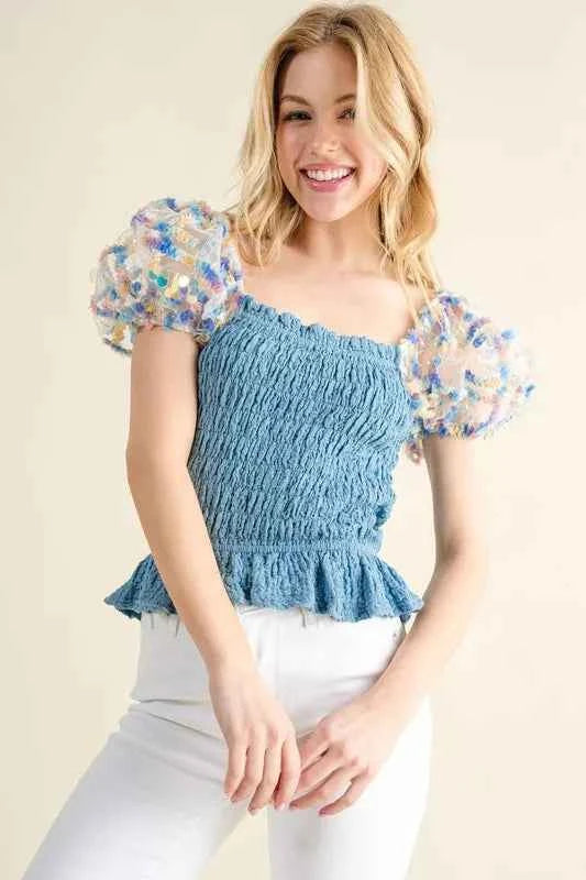 And The Why Embellishment Sleeve Smocked Top c35de5dba91a4ca9839ba527f821341a-Max-Origin