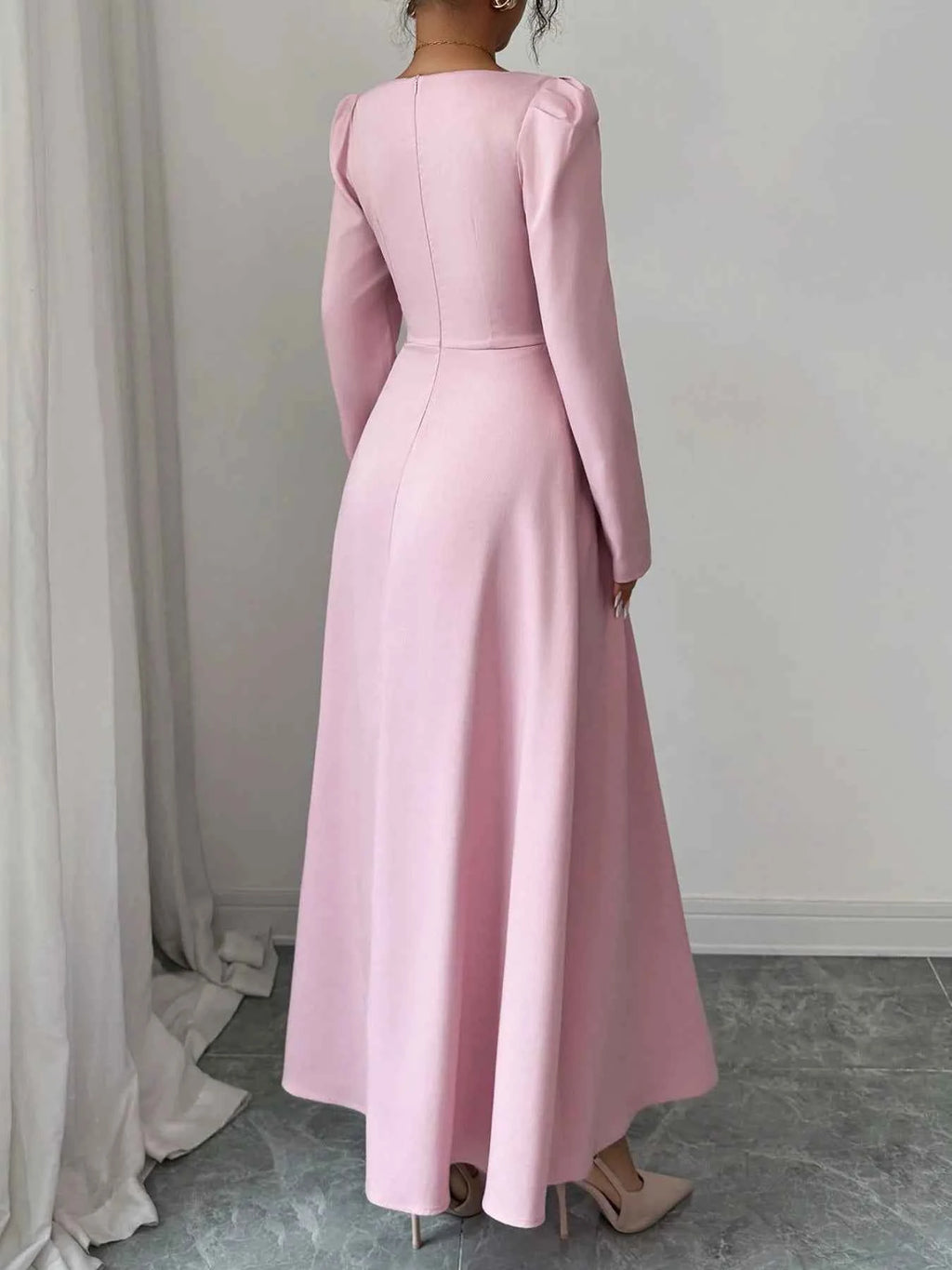 Square Neck Long Sleeve Maxi Dress c369d8b3-0cef-47c9-94ef-a1a9d33e98e9-Max-Origin
